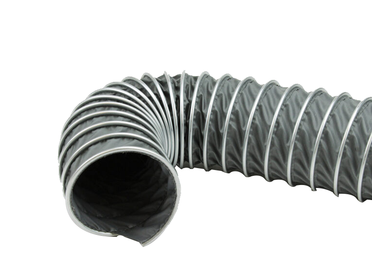 HJ5-耐热耐化学双面涂氯丁二烯玻璃布抽气软管(镀锌钢外螺旋加固)缩略图