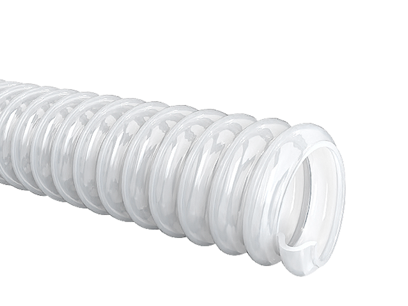 TF2-食品级耐高温耐腐蚀PTFE特氟龙抽吸输送波纹管