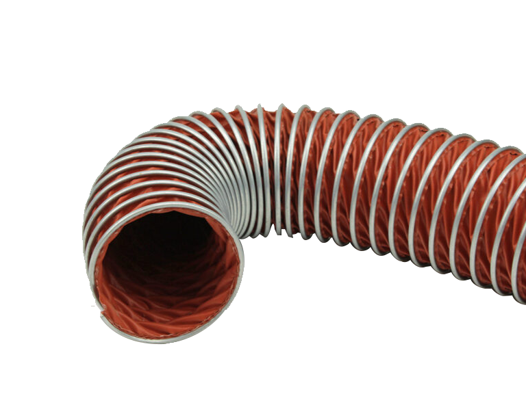 HJ2-耐热耐化学双面涂硅胶玻璃布抽气软管(不锈钢螺旋加固)缩略图