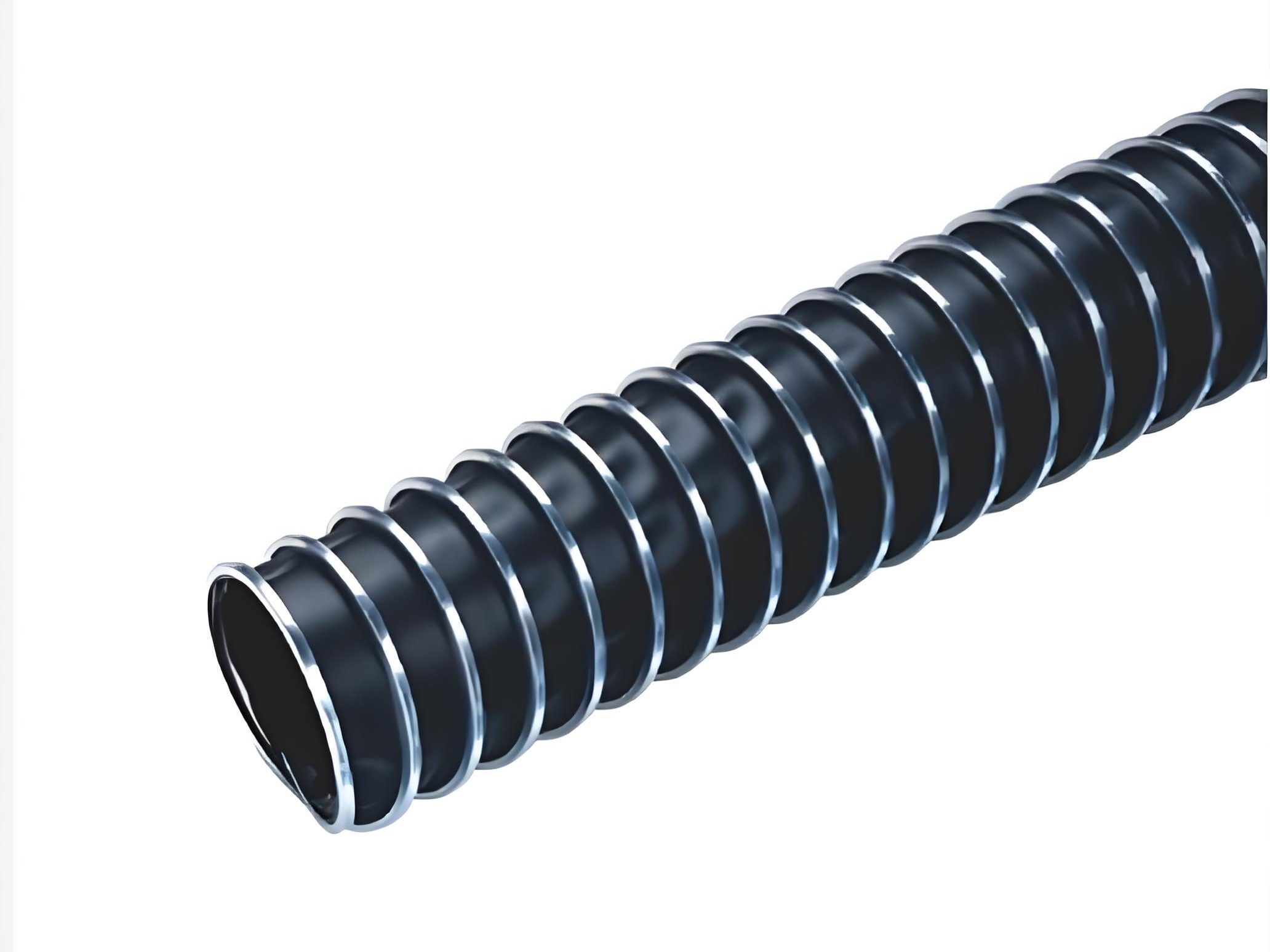 HT7-尾气排放软管双层高温夹织物不锈钢丝增强(外镀锌钢带螺旋圈加固)缩略图