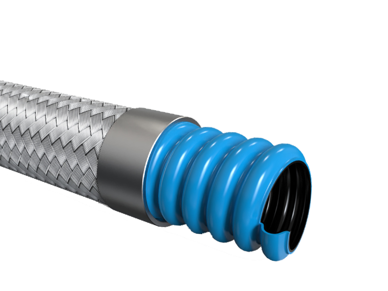 TFS2-A-特氟龙波纹导电编织管PTFE(外层高强304316不锈钢丝编织)缩略图 TFS2-A-特氟龙波纹导电编织管PTFE(外层高强304316不锈钢丝编织)缩略图